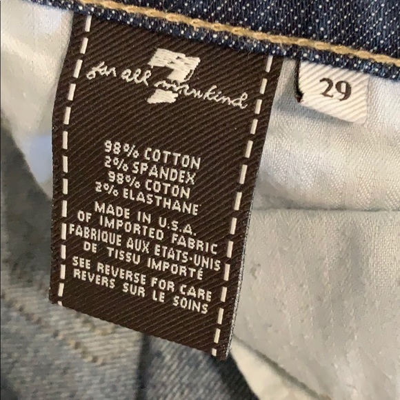 Seven for all mankind bootcut jeans size 29 - Picture 3 of 5